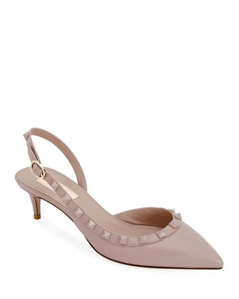 valentino rockstud low heel